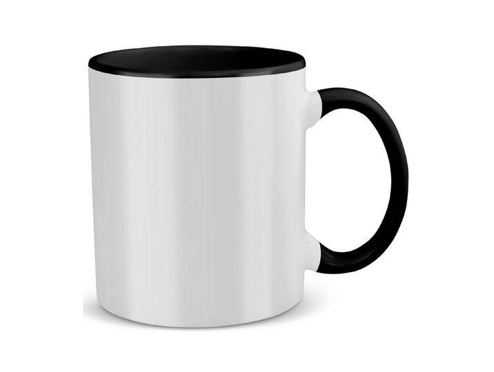 22Feels Tasse 72x Sublimation Rohling. 325ml (11oz), Spülmaschinenfest WEISS-SCHWARZ, schwarz, 72 tlg., Weiss-Schwarz von OTTO