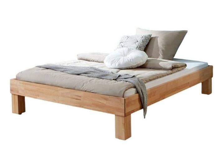 58 aufm Kessel Bettgestell Massivholzbett Girte Futonbett Massivholz stabverleimt Kernbuche geölt (inkl. Versand, ohne Lattenrost / Matratze), Doppelbett Liegefläche 180x200 Designerbett schön von OTTO