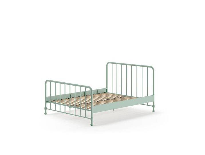 58 aufm Kessel Bettgestell Metallbett Kay 167x207x110 Doppelbett Metall Grün matt (inkl. Versand, Lieferung bis Verwendungsstelle), Liegefläche 160 x 200, stabile Konstruktion von OTTO