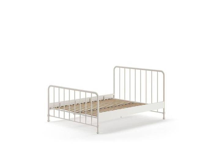 58 aufm Kessel Bettgestell Metallbett Kay 167x207x110 Doppelbett Metall Weiß matt (inkl. Versand, Lieferung bis Verwendungsstelle), Liegefläche 160 x 200, stabile Konstruktion von OTTO