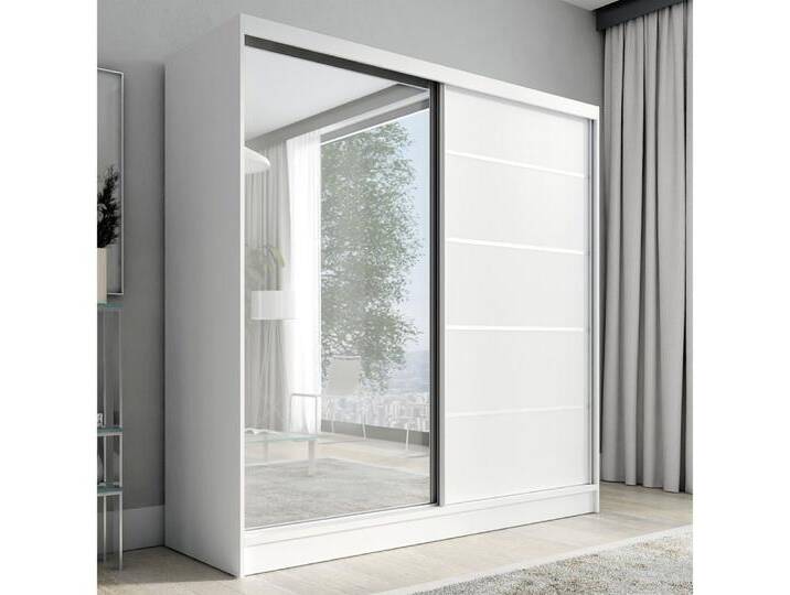 A&J MöbelLand GmbH Schwebetürenschrank NERO 200 cm mit Spiegel drei Schubladen (TOP ANGEBOT! Geräumiger Schrank mit einer Breite von 200 cm und Spiegel, ideal zur Aufbewahrung von Kleidung und Accessoires. 3 Schubladenund viel Stauraum. TOP PRODUKT! Wählen Sie das ideale Modell für Ihr Schlafzimmer!, Inclusive 3 Schubladen) Breite: 200 cm, Höhe: 215 cm, Tiefe: 59,5 cm A&J MöbelLand GmbH Schwebetürenschrank NERO 200 cm mit Spiegel drei Schubladen (TOP ANGEBOT! Geräumiger Schrank mit einer Breite von 200 cm und Spiegel, ideal zur Aufbewahrung von Kleidung und Accessoires. 3 Schubladenund viel Stauraum. TOP PRODUKT! Wählen Sie das ideale Modell für Ihr Schlafzimmer!, Inclusive 3 Schubladen) Breite: 200 cm, Höhe: 215 cm, Tiefe: 59,5 cm von OTTO