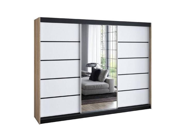 A&J MöbelLand GmbH Schwebetürenschrank VILANO 1 mit 4 Schubladen und Spiegel (TOP ANGEBOT! Geräumiger Schrank mit einer Breite von 200 cm und Spiegel, ideal zur Aufbewahrung von Kleidung und Accessoires. 4 Schubladen und viel Stauraum. TOP PRODUKT! Wählen Sie das ideale Modell für Ihr Schlafzimmer!, Inclusive 4 Schubladen) Breite: 200 cm, Höhe: 215 cm, Tiefe: 59,5 cm, weiß A&J MöbelLand GmbH Schwebetürenschrank VILANO 1 mit 4 Schubladen und Spiegel (TOP ANGEBOT! Geräumiger Schrank mit einer Breite von 200 cm und Spiegel, ideal zur Aufbewahrung von Kleidung und Accessoires. 4 Schubladen und viel Stauraum. TOP PRODUKT! Wählen Sie das ideale Modell für Ihr Schlafzimmer!, Inclusive 4 Schubladen) Breite: 200 cm, Höhe: 215 cm, Tiefe: 59,5 cm, weiß von OTTO