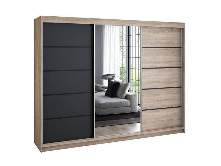 A&J MöbelLand GmbH Schwebetürenschrank VILANO 1 mit 4 Schubladen und Spiegel (TOP ANGEBOT! Geräumiger Schrank mit einer Breite von 200 cm und Spiegel, ideal zur Aufbewahrung von Kleidung und Accessoires. 4 Schubladen und viel Stauraum. TOP PRODUKT! Wählen Sie das ideale Modell für Ihr Schlafzimmer!, Inclusive 4 Schubladen) Breite: 200 cm, Höhe: 215 cm, Tiefe: 59,5 cm, beige schwarz A&J MöbelLand GmbH Schwebetürenschrank VILANO 1 mit 4 Schubladen und Spiegel (TOP ANGEBOT! Geräumiger Schrank mit einer Breite von 200 cm und Spiegel, ideal zur Aufbewahrung von Kleidung und Accessoires. 4 Schubladen und viel Stauraum. TOP PRODUKT! Wählen Sie das ideale Modell für Ihr Schlafzimmer!, Inclusive 4 Schubladen) Breite: 200 cm, Höhe: 215 cm, Tiefe: 59,5 cm, beige schwarz von OTTO