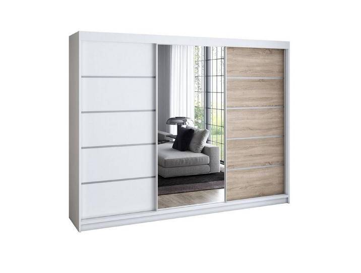 A&J MöbelLand GmbH Schwebetürenschrank VILANO mit 4 Schubladen und Spiegel (nur für kurze Zeit! TOP ANGEBOT! Geräumiger Schrank mit einer Breite von 200 cm und Spiegel, ideal zur Aufbewahrung von Kleidung und Accessoires. 4 Schubladen und viel Stauraum. TOP PRODUKT! Wählen Sie das ideale Modell für Ihr Schlafzimmer!, Inclusive 4 Schubladen) Breite: 200 cm, Höhe: 215 cm, Tiefe: 59,5 cm, weiß A&J MöbelLand GmbH Schwebetürenschrank VILANO mit 4 Schubladen und Spiegel (nur für kurze Zeit! TOP ANGEBOT! Geräumiger Schrank mit einer Breite von 200 cm und Spiegel, ideal zur Aufbewahrung von Kleidung und Accessoires. 4 Schubladen und viel Stauraum. TOP PRODUKT! Wählen Sie das ideale Modell für Ihr Schlafzimmer!, Inclusive 4 Schubladen) Breite: 200 cm, Höhe: 215 cm, Tiefe: 59,5 cm, weiß von OTTO