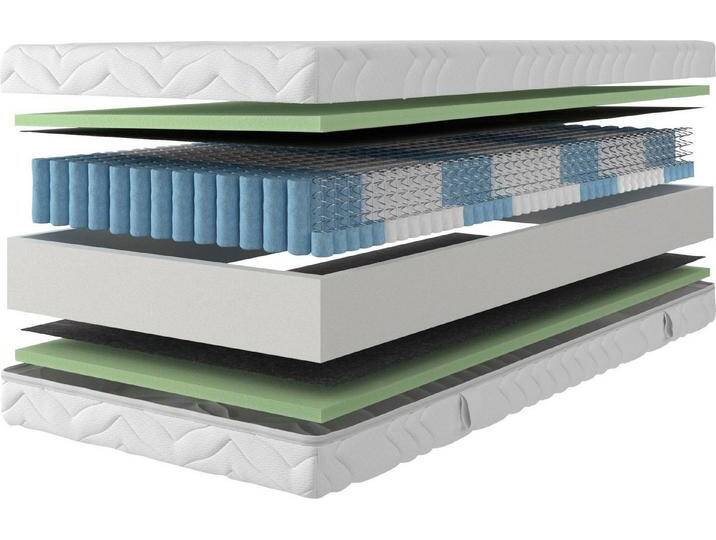 Älgdröm Federkernmatratze Matratze Sonet 1000er Tonnentaschenfederkernmatratze, 24 cm hoch, (1-tlg), Matratzen H2/H3/H4, ergonomisch, atmungsaktiv von OTTO