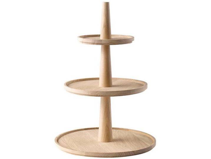 APS Etagere VALO, Holzwerkstoff, Eichenholz geölt, 3-stufig, braun APS Etagere VALO, Holzwerkstoff, Eichenholz geölt, 3-stufig, braun von OTTO