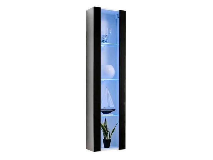ASM-Moebel Hängevitrine Hängevitrine Glasvitrine FLY I Hochglanz Led Push-Click 12 Varianten Hochglanzfronten Led Beleuchtung und Push-Click System von OTTO