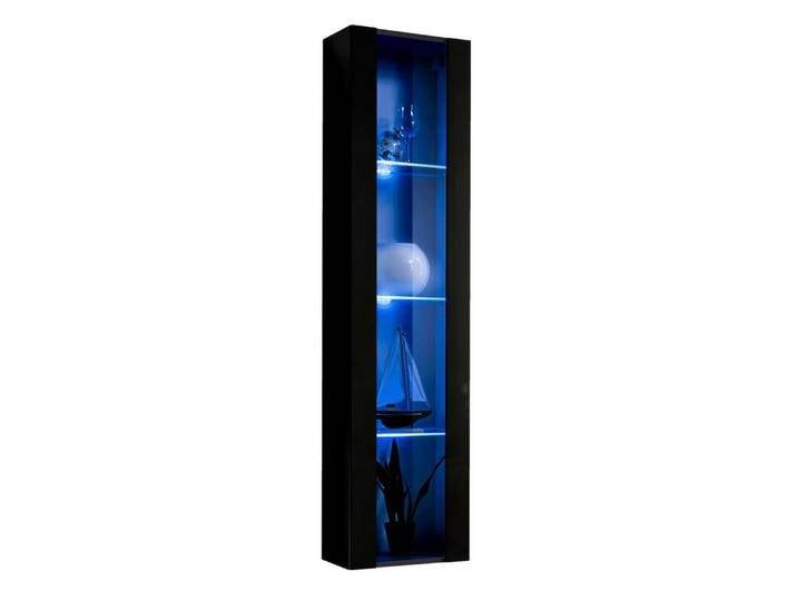 ASM-Moebel Hängevitrine Hängevitrine Glasvitrine FLY I Hochglanz Led Push-Click 12 Varianten Hochglanzfronten Led Beleuchtung und Push-Click System von OTTO