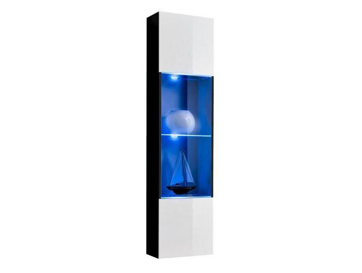 ASM-Moebel Hängevitrine Hängevitrine Glasvitrine FLY I Hochglanz Led Push-Click 12 Varianten Hochglanzfronten Led Beleuchtung und Push-Click System von OTTO