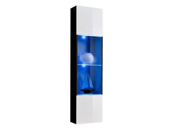 ASM-Moebel Hängevitrine Hängevitrine Glasvitrine FLY I Hochglanz Led Push-Click 12 Varianten Hochglanzfronten Led Beleuchtung und Push-Click System von OTTO