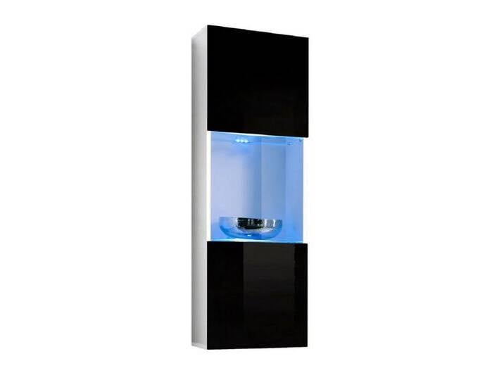 ASM-Moebel Hängevitrine Hängevitrine Glasvitrine FLY II Hochglanz Led Push-Click 12 Varianten Hochglanzfronten Led Beleuchtung und Push-Click System von OTTO