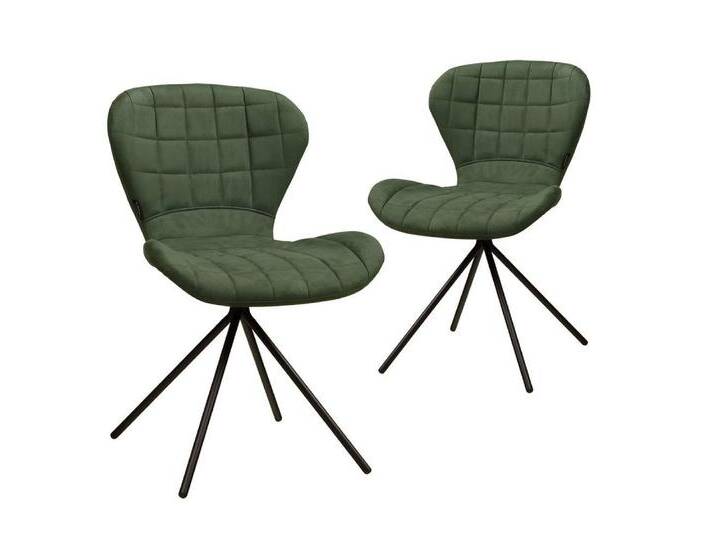 AVISSIMO Polsterstuhl Metallstuhl MS-0098 (2er Set), grün von OTTO