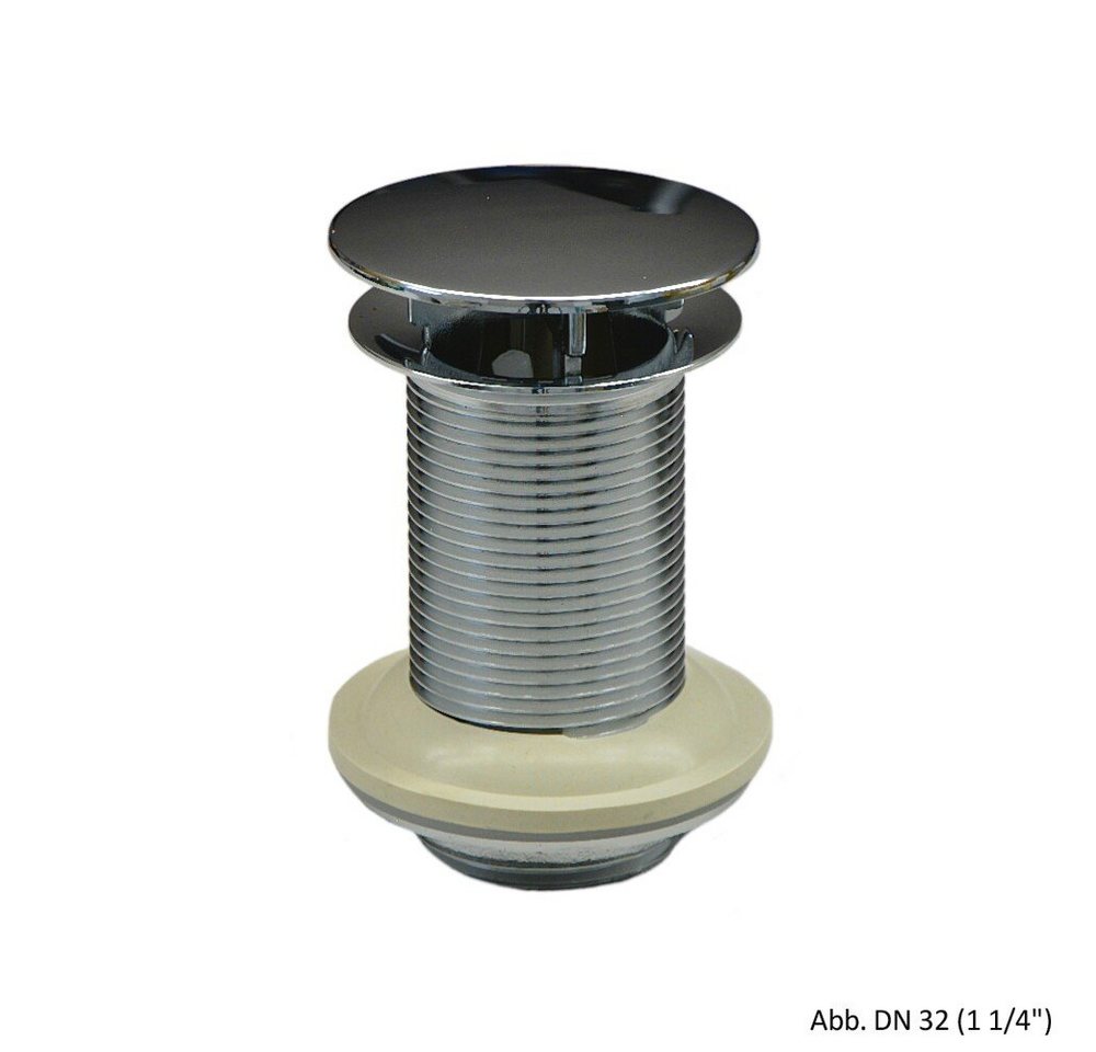 OEG GmbH Ablaufgarnitur Design Schaftventil nicht verschliessbar ohne Überlauf DN32 (11/4) von OEG GmbH