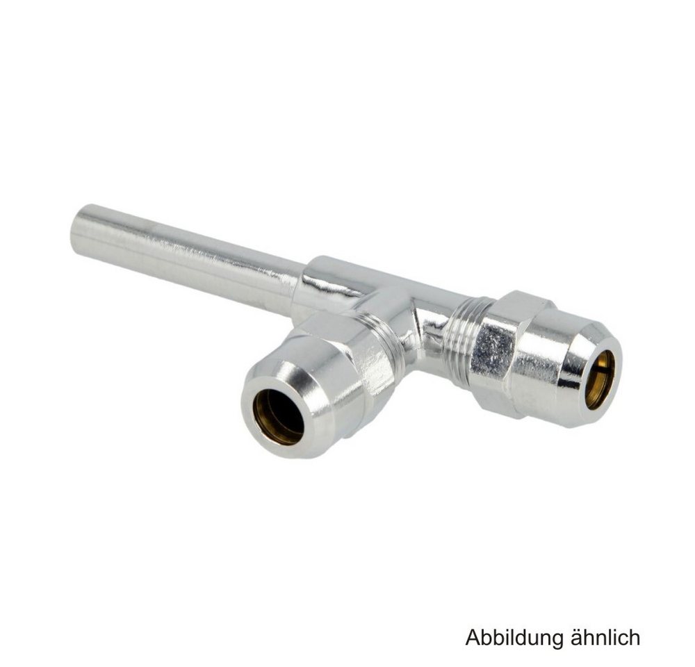 OEG GmbH Ablaufgarnitur T-Abzweigstück 3/8" Quetschverschraubung 10 mm, verchromt OEG GmbH Ablaufgarnitur T-Abzweigstück 3/8" Quetschverschraubung 10 mm, verchromt von OEG GmbH