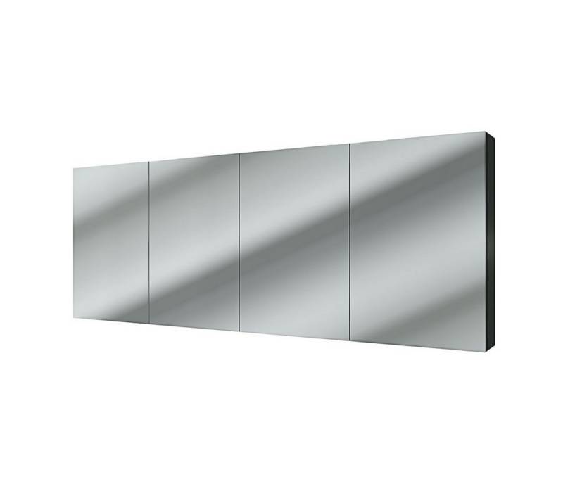 AcquaVapore Badezimmerspiegelschrank Spiegelschrank Badspiegel Badezimmer Spiegel City 120cm Esche schwarz von AcquaVapore