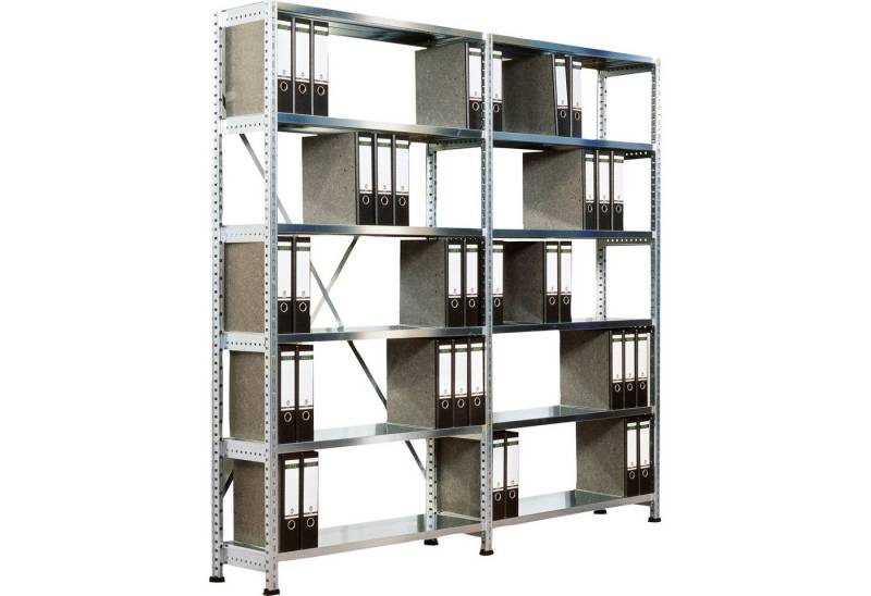 Aktenregal Steckregal 134203 Anbau 1.000x1.920x300mm 5OH verzinkt von OTTO