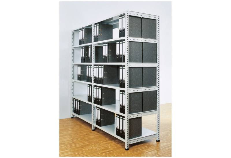 Aktenregal Steckregal 264103 Grund 1.000x2.640x600mm 7OH verzinkt von OTTO