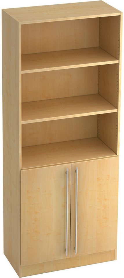 HAMMERBACHER Aktenregal Regal 5 OH 80x42x200,4cm 2 Türen unten Sockelblende Griff RE Ahorn/Aho HAMMERBACHER Aktenregal Regal 5 OH 80x42x200,4cm 2 Türen unten Sockelblende Griff RE Ahorn/Aho von HAMMERBACHER