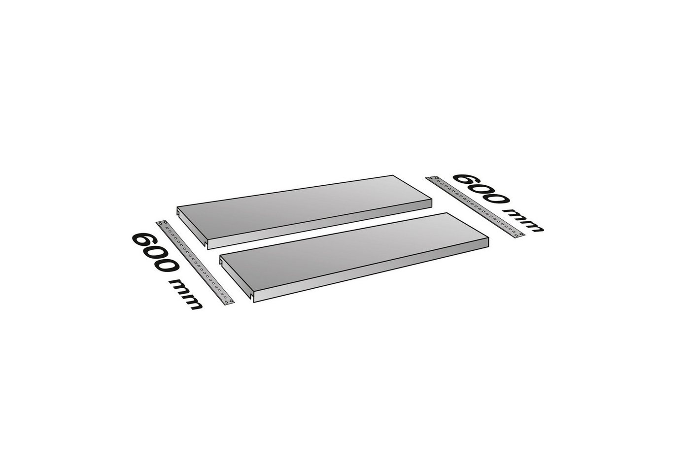 Aktenschrank Fachboden 064003 1.000x600mm 160kg verzinkt Aktenschrank Fachboden 064003 1.000x600mm 160kg verzinkt von OTTO