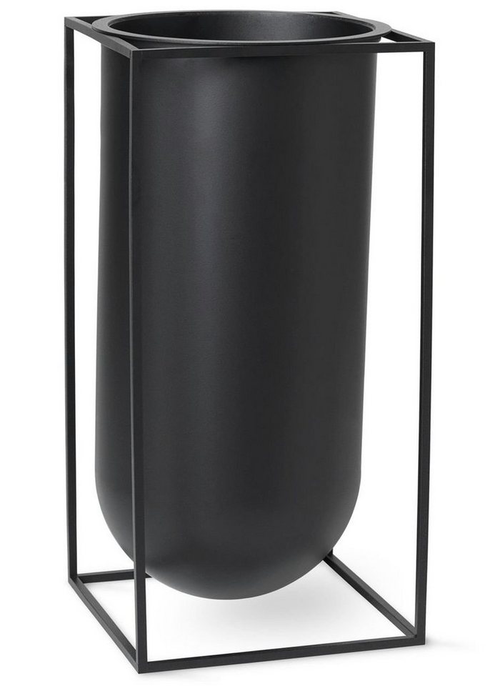 Audo Dekovase Audo Kubus vase Nolia, black von Audo