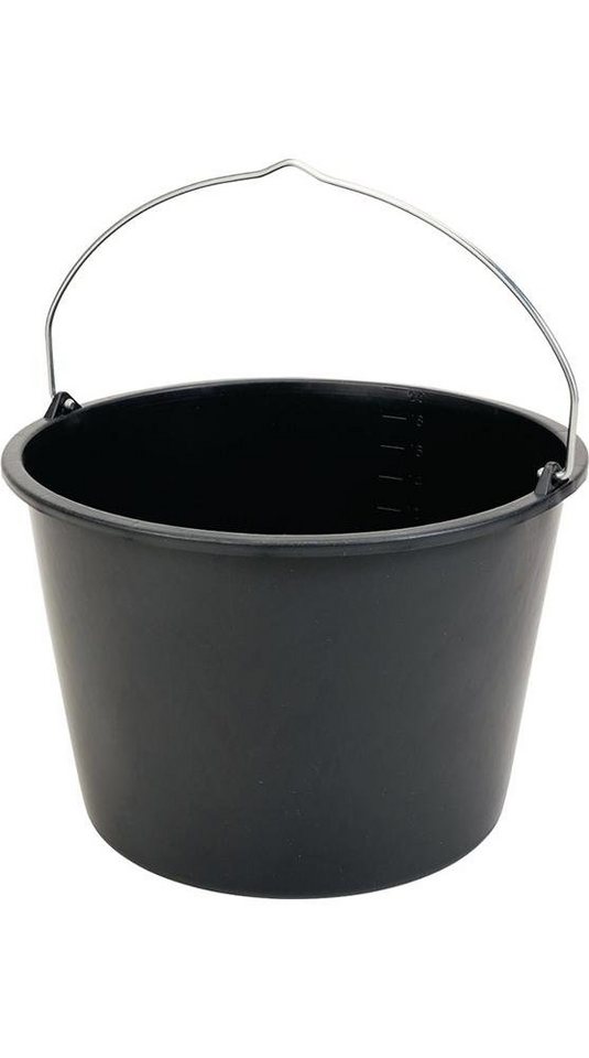 Aufbewahrungsbox Baueimer GRIPLINE D 20 l schwarz Kunststoff von OTTO
