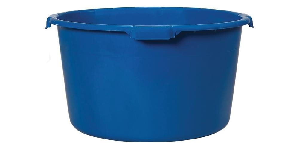 Aufbewahrungsbox Mörtelkübel 90 l mit verstärktem Boden blau von OTTO