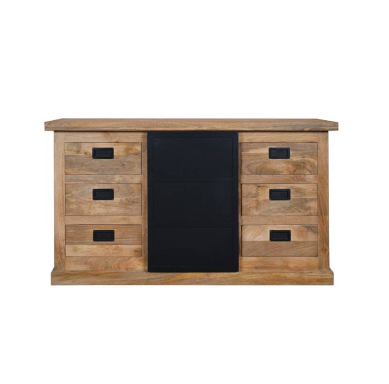 BENEDO MÖBEL Sideboard Nizza, Design Kommode aus massivem Mangoholz Breite: 100/160/200 cm (Pflegeleicht, Verschiedene Größen), Hochwertige Materialien Mangoholz von BENEDO MÖBEL