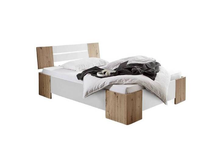 BMG Möbel Futonbett Graz (Bett 140x200 Doppelbett Jugendbett in 5 Farben, Made in Germany), mit oder ohne Rollrost, beige, Ohne Rollrost von OTTO