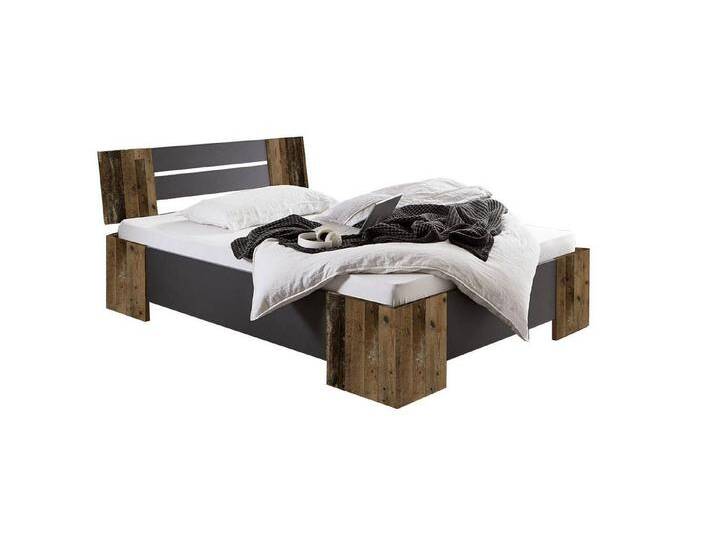 BMG Möbel Futonbett Graz (Bett 140x200 Doppelbett Jugendbett in 5 Farben, Mit Rollrost), mit oder ohne Rollrost, braun, Mit Rollrost von OTTO