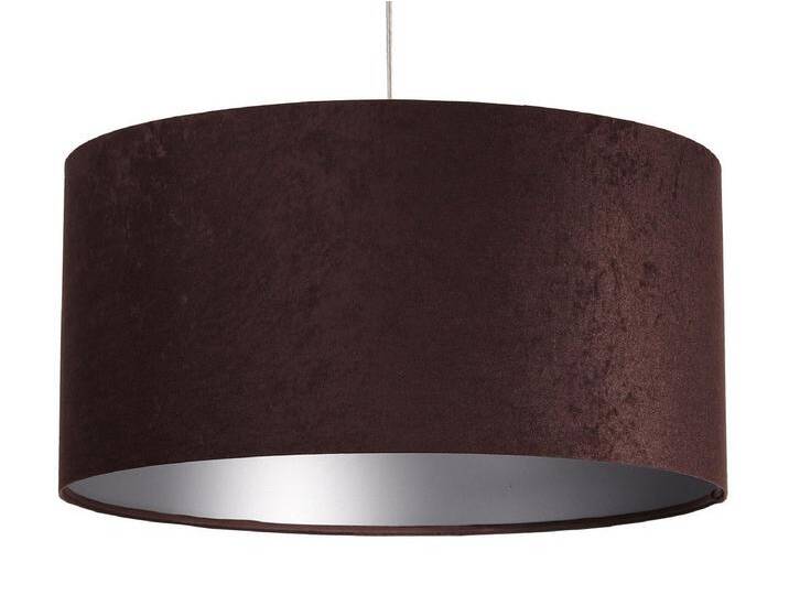 BPS Koncept Hängeleuchte Classic, ohne Leuchtmittel, braun silberfarben weiß, Deckeltasse weiß-Becher weiß, 40cm, Braun,Silber von OTTO