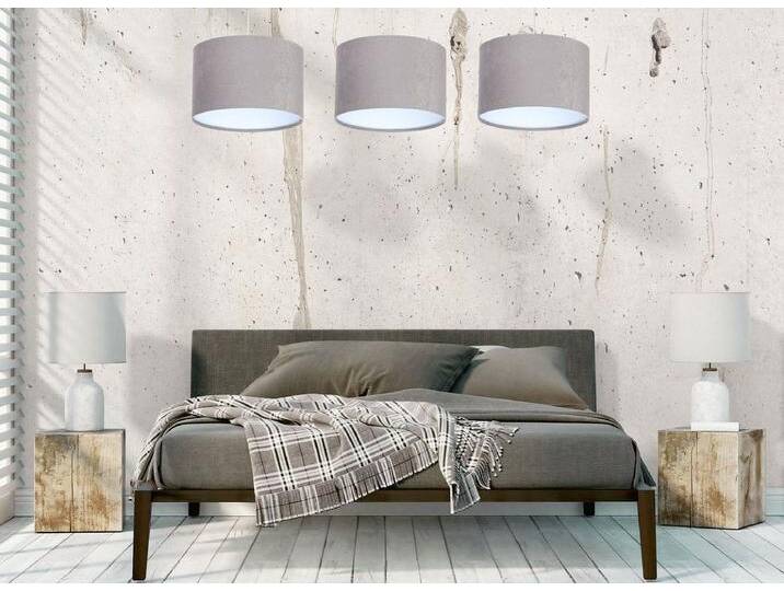 BPS Koncept Hängeleuchte Classic, ohne Leuchtmittel, grau weiß, Deckeltasse weiß-Becher weiß, 30cm, Grau,Weiß BPS Koncept Hängeleuchte Classic, ohne Leuchtmittel, grau weiß, Deckeltasse weiß-Becher weiß, 30cm, Grau,Weiß von OTTO