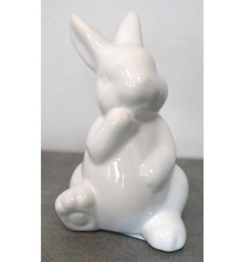 BURI Dekofigur BURI Hase Keramik Figur Innendekoration Haushalt Regal Tisch Ostern von BURI