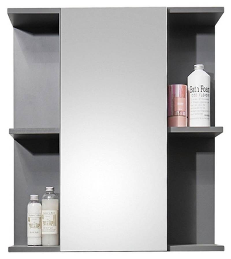 Badezimmerspiegelschrank Spiegelschrank, GLACK, Schwarz, B 60 cm, T 20 cm von OTTO