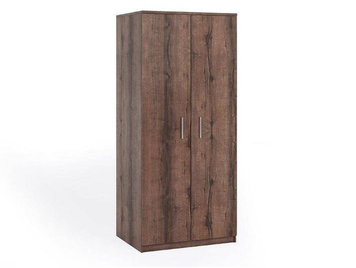 Beautysofa Kleiderschrank Bono I (90 x 202,2 x 65 cm (B x H x T) 2x Drehtüren, Eiche Monastery von OTTO
