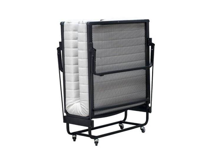 BedBox Gästebett Gästebett, Klappbett, Raumsparbett mit Spiralnetgitter mit Kaltschaummatratze, inclusive Staub Husse, 90x200 oder 120x200 cm, schwarz von OTTO