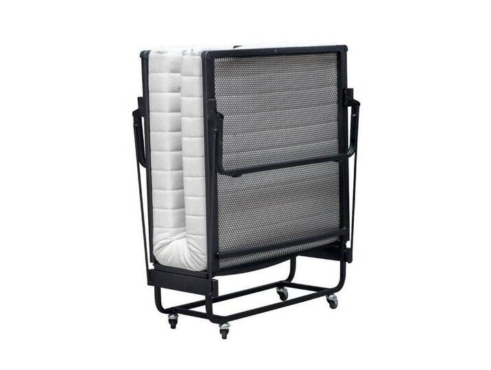 BedBox Gästebett Gästebett, Klappbett, Raumsparbett mit Spiralnetgitter mit Kaltschaummatratze, inclusive Staub Husse, 90x200 oder 120x200 cm, schwarz von OTTO