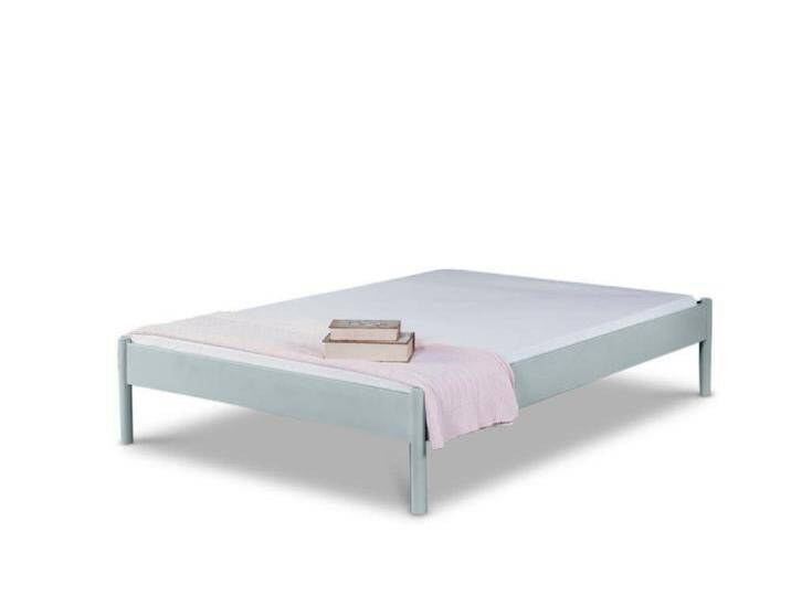 BedBox Metallbett Futonbett, Alice, Metallbett ohne Schnick Schnack, silberfarben, silber von OTTO