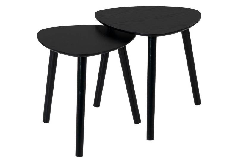 Beistelltisch 2-teiliges Set ZURI, Schwarz matt von OTTO