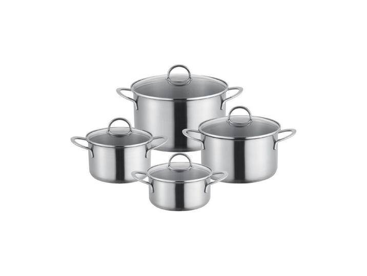 Berndes Topf-Set 4-teiliges Topfset Roma, Edelstahl, silberfarben Berndes Topf-Set 4-teiliges Topfset Roma, Edelstahl, silberfarben von OTTO