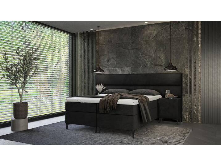 Best for Home Boxspringbett Tito Bonellfederkern inkl. 2x Nachttisch und Topper T-30, Boxspringbett mit Bettkasten, schwarz, MitKopfteil, OhneTopper Best for Home Boxspringbett Tito Bonellfederkern inkl. 2x Nachttisch und Topper T-30, Boxspringbett mit Bettkasten, schwarz, MitKopfteil, OhneTopper von OTTO