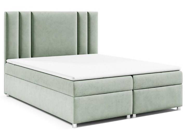 Best for Home Boxspringbett Trinity K8, mit Bettkasten und Topper, grün, Mintgrün von OTTO