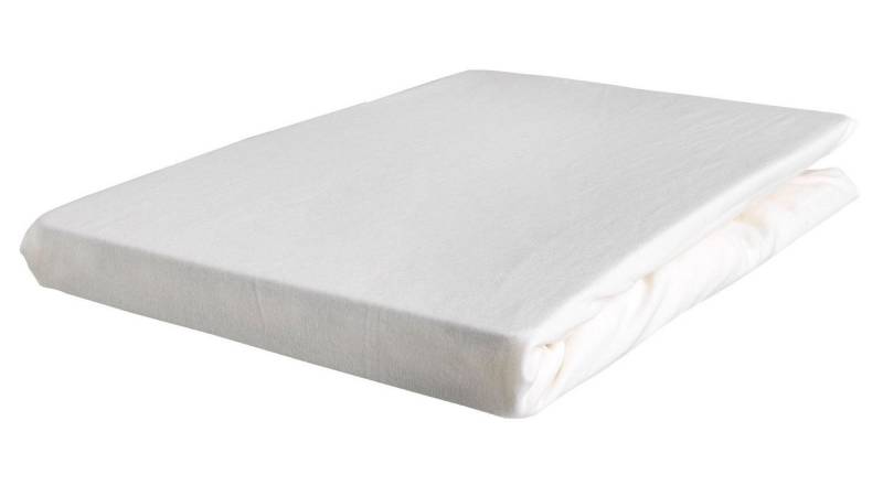 Bettlaken BELLDORE, Jersey, Perlmuttfb., uni, 140 x 200 cm, Jersey, Gummizug: rundum, (1 Stück), mit Rundumgummizug von OTTO