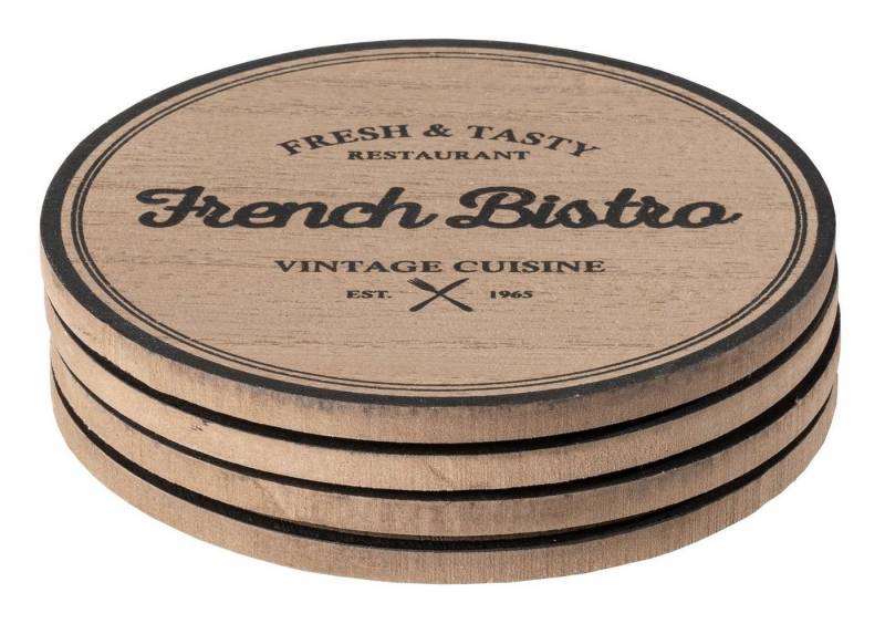 Topfuntersetzer Untersetzer 4er Set TASTY, Braun, Ø 20 cm, Holz, Zubehör für Pfannen, Töpfe, Auflaufformen, mit schwarzer Aufschrift und Umrandung, für Töpfe Topfuntersetzer Untersetzer 4er Set TASTY, Braun, Ø 20 cm, Holz, Zubehör für Pfannen, Töpfe, Auflaufformen, mit schwarzer Aufschrift und Umrandung, für Töpfe von OTTO