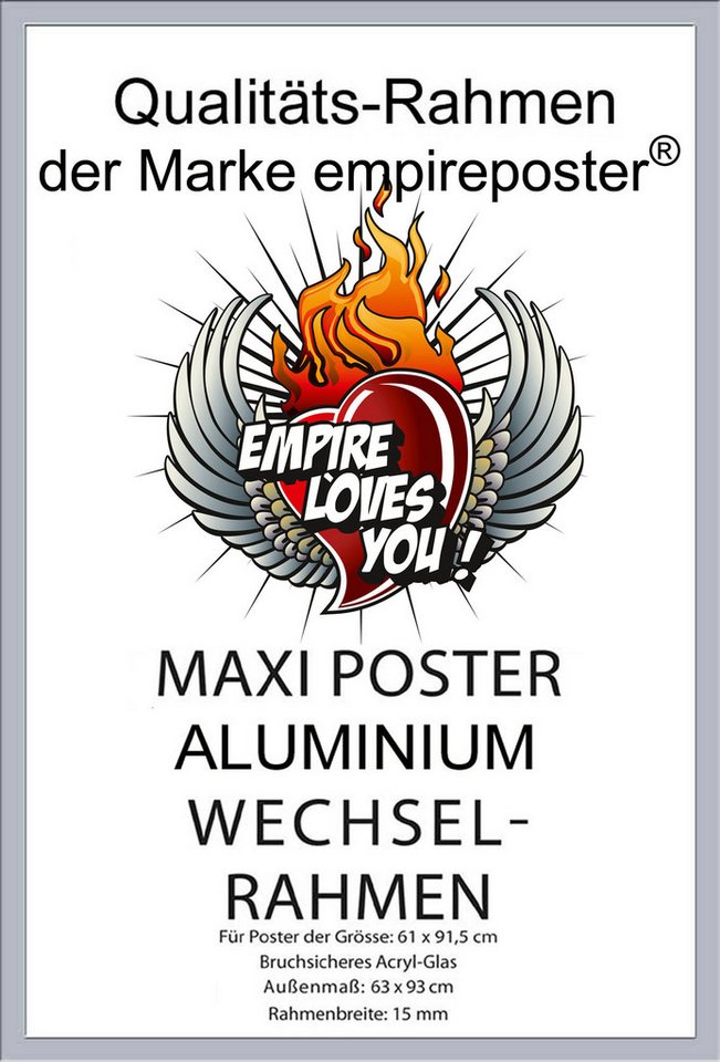 Bilderrahmen ALU Rahmen für 61x91,5 cm - Wechselrahmen - Profil: 30mm Aluminium Bilderrahmen ALU Rahmen für 61x91,5 cm - Wechselrahmen - Profil: 30mm Aluminium von OTTO