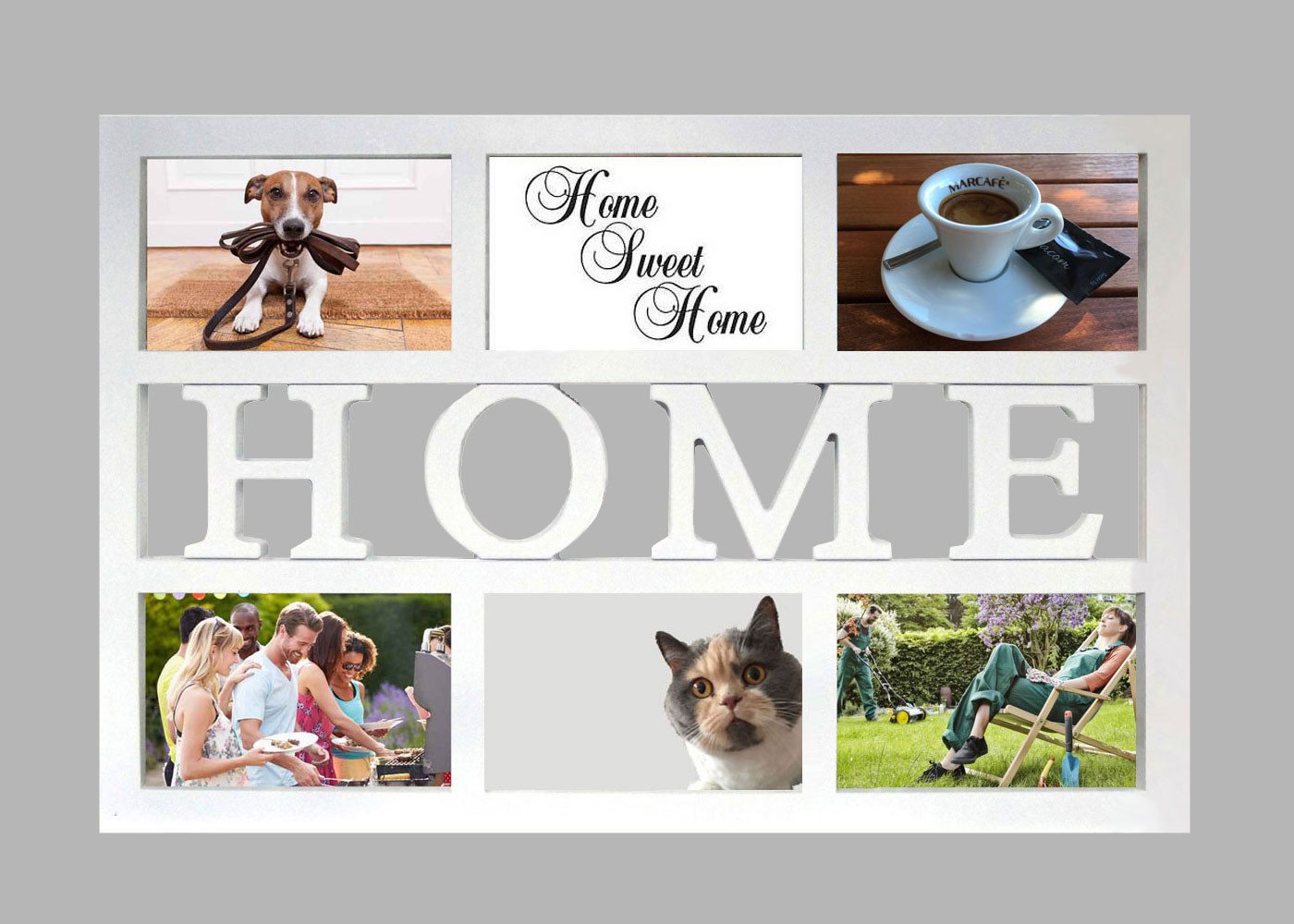 Bilderrahmen Collage Bilderrahmen Home - Wechselrahmen - Kunststoff weiss Multishot Bilderrahmen Collage Bilderrahmen Home - Wechselrahmen - Kunststoff weiss Multishot von OTTO