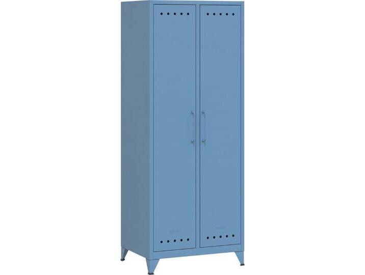 Bisley Aktenschrank Fern Maxi Kleiderschrank in Blau - Maße: H 180 x B 70 x T 51 cm, blau, Blau von OTTO