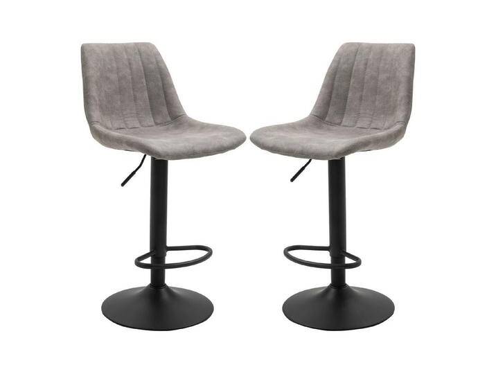 BlingBin Barhocker 2er Set, Gepolstert Barstuhl, Höhenverstellbar Küchenstühle (1er set, 2 St., 43L x 46.5W x 89-110H cm), mit Fußstütze, 360° Drehbar, Tresenhocker für Küche, Wohnzimmer von OTTO