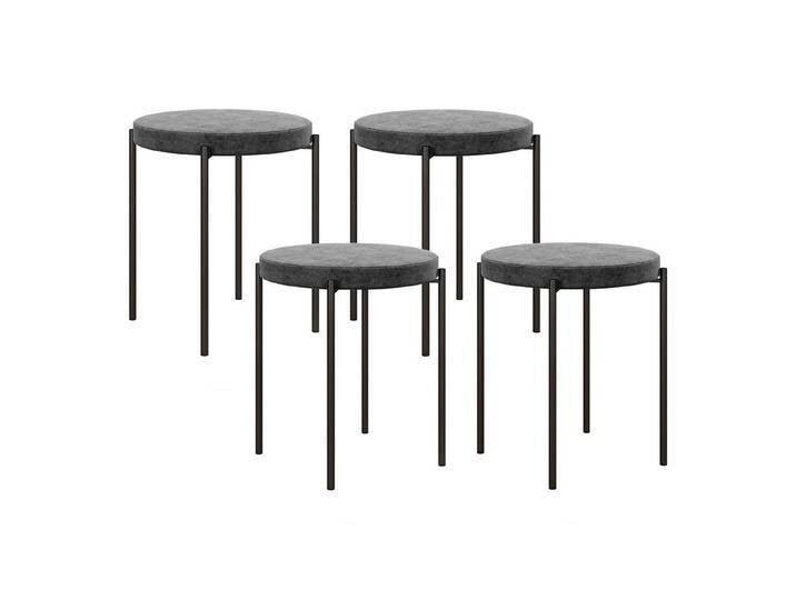 BlingBin Esszimmerstuhl 4er-Set Esszimmerhocker Stapelbar Esszimmerstühle Küchenstuhl (1er set, 1 St), mit gepolstertem Sitz von OTTO