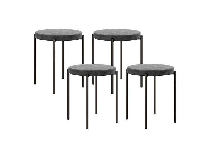 BlingBin Esszimmerstuhl 4er-Set Esszimmerhocker Stapelbar Esszimmerstühle Küchenstuhl (1er set, 1 St), mit gepolstertem Sitz von OTTO