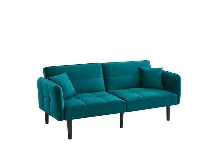 BlingBin Loungesofa Doppelsofa 2-in-1 Verstellbares Schlafsofa, Zweisitzer, 1er Set 1 Teile, mit Samtbezug, klappbaren Armlehnen & Schlaffunktion BlingBin Loungesofa Doppelsofa 2-in-1 Verstellbares Schlafsofa, Zweisitzer, 1er Set 1 Teile, mit Samtbezug, klappbaren Armlehnen & Schlaffunktion von OTTO